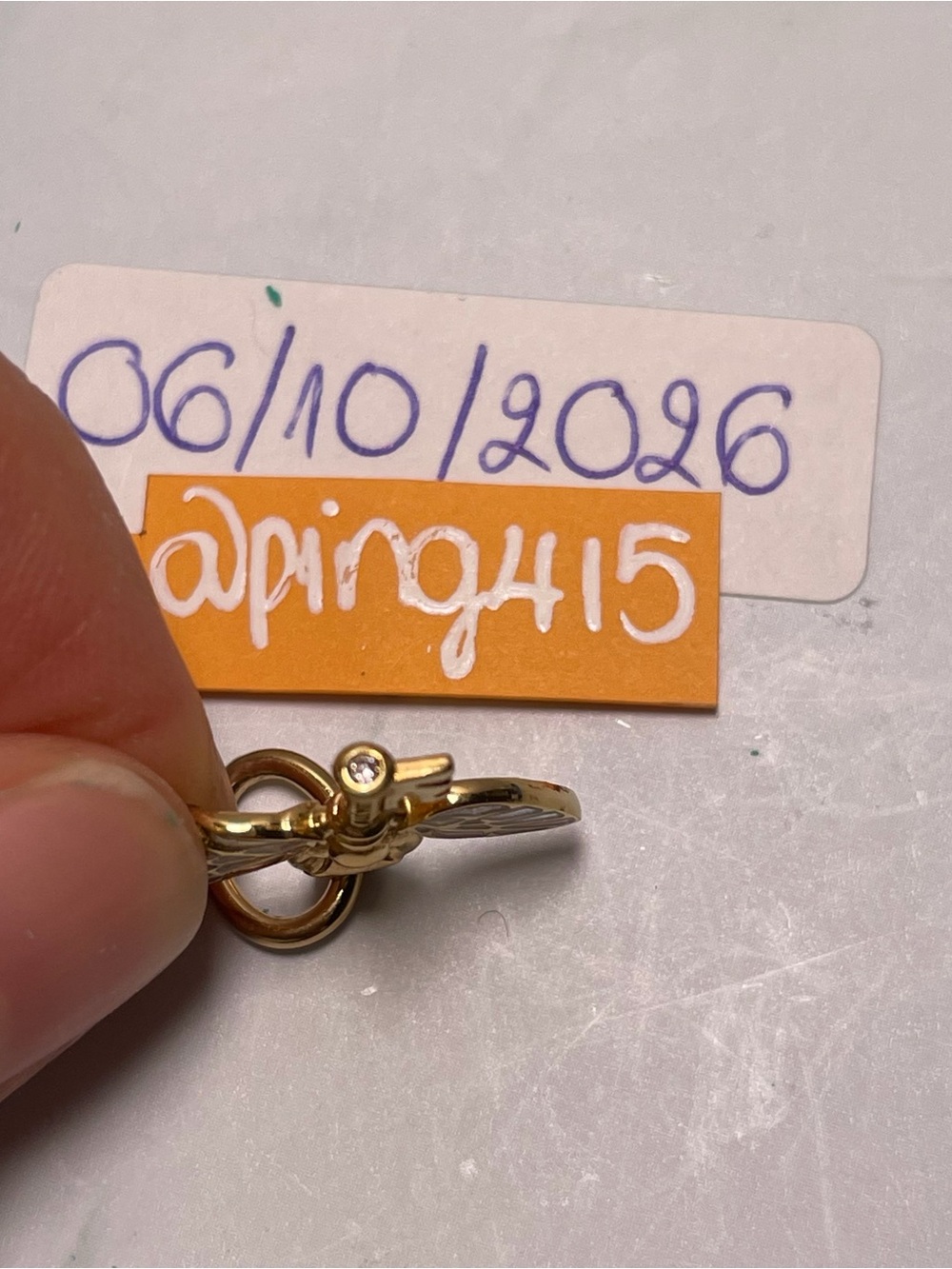 Pandora Harry Potter Winged Key Pendant - Picture 8 of 14